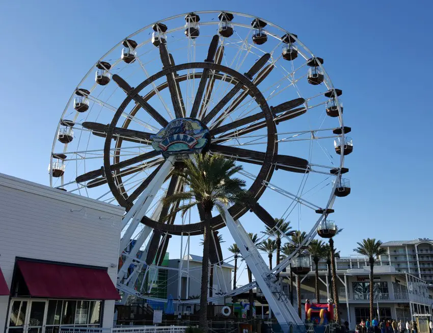 Ferris wheel the wharf at orange beach