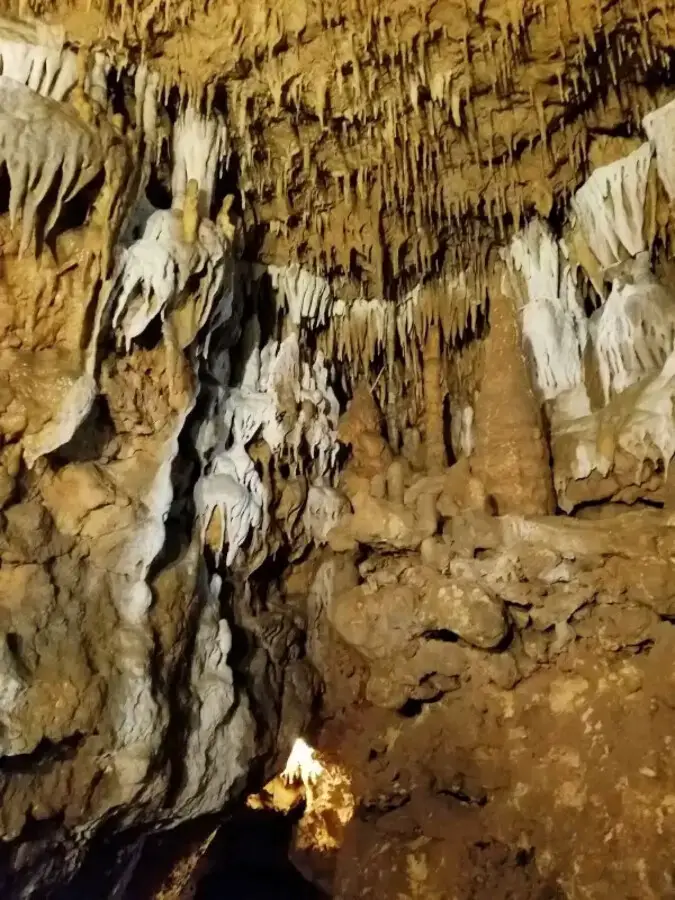 flowstones-in-cavern
