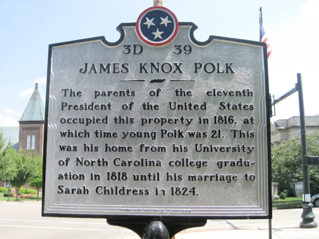james-k-polk-home-sign