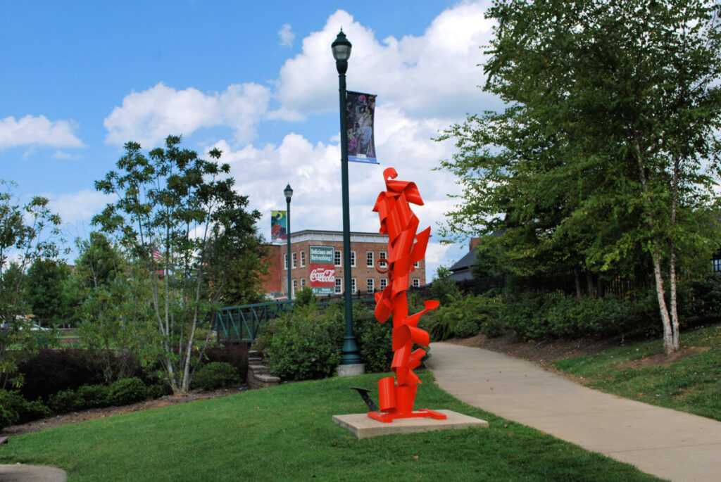 orange-peel-sculpture-downtown-johnson-city